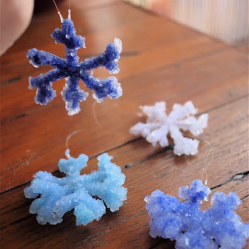 Crystal  snowflakes